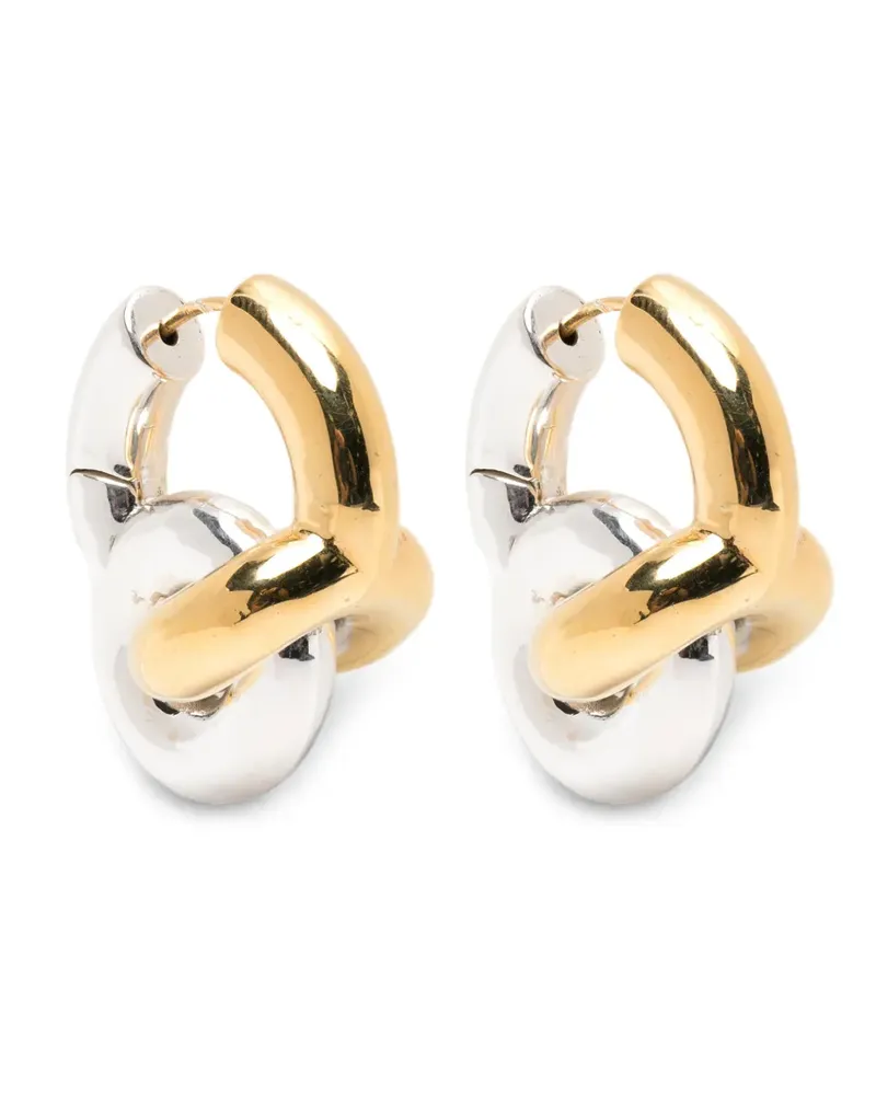 UNCOMMON MATTERS Mini Knot Creoles Ohrringe - Silber Silber