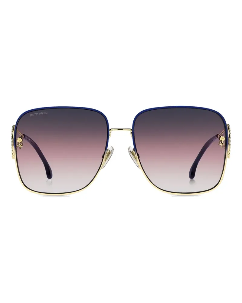 Etro Paisley Sonnenbrille - Gold Gold
