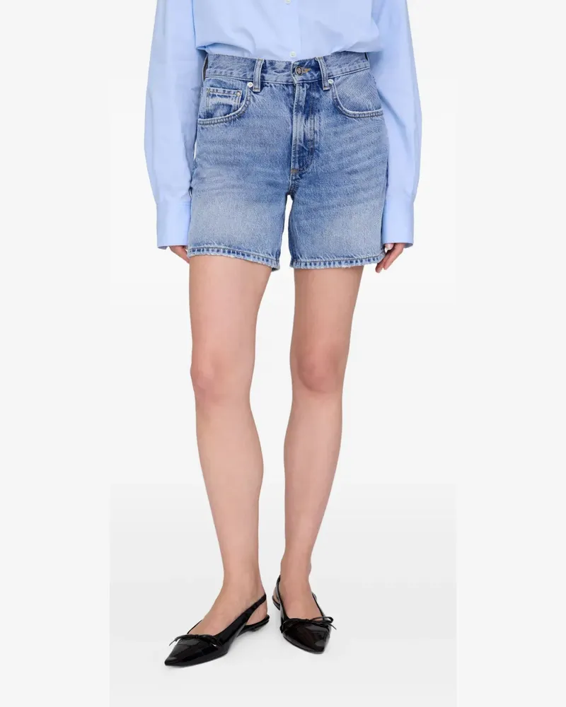 Anine Bing Heath Jeans-Shorts - Blau Blau