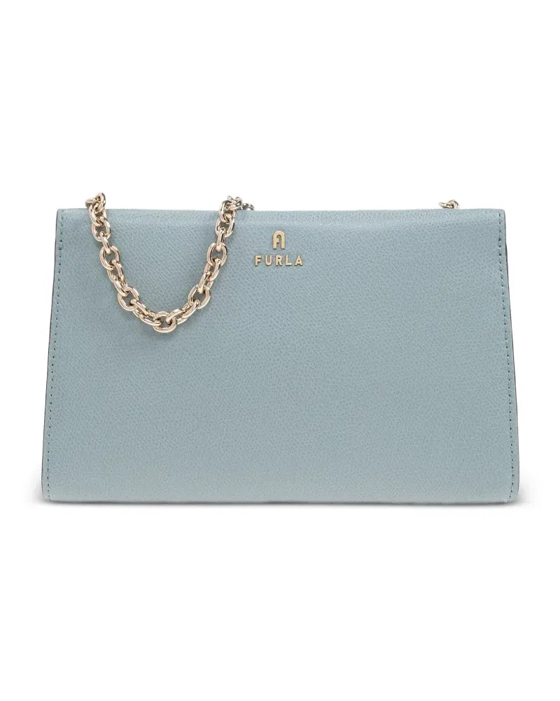 Furla Tasche mit Kettenriemen - Blau Blau