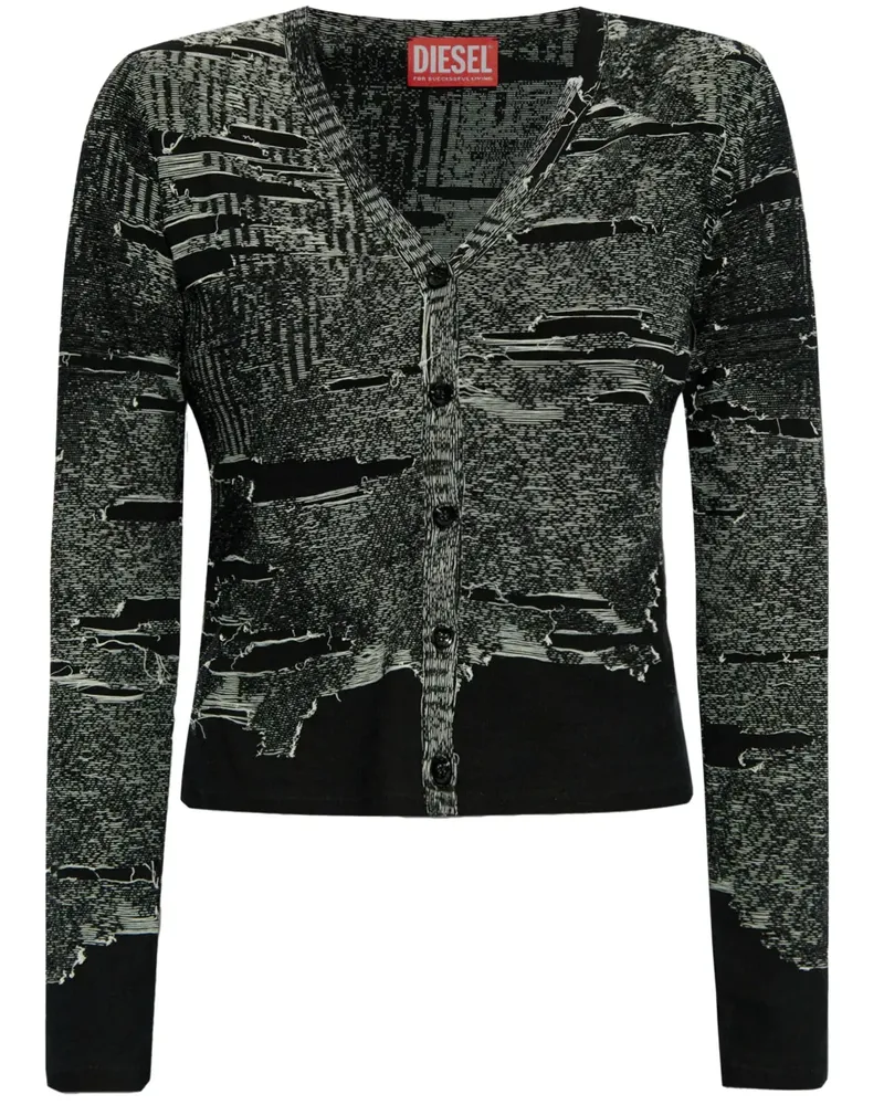 Diesel M-Alima Cardigan - Schwarz Schwarz