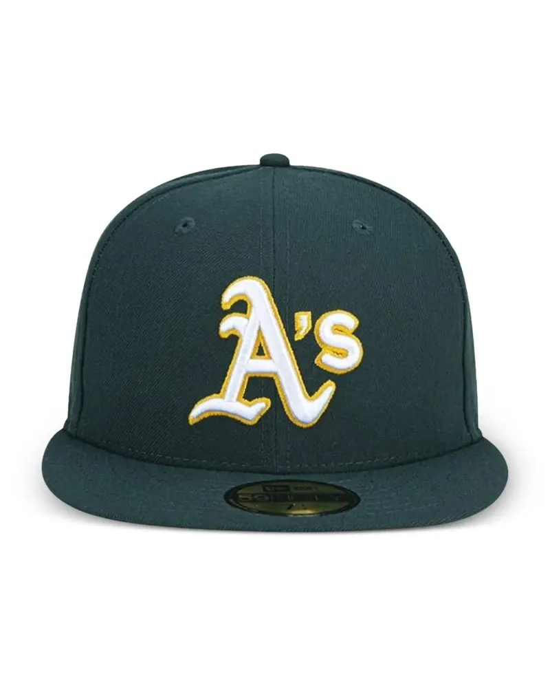 New Era 59FIFTY Athletics On Field embroidered-logo cap - Grün Grün
