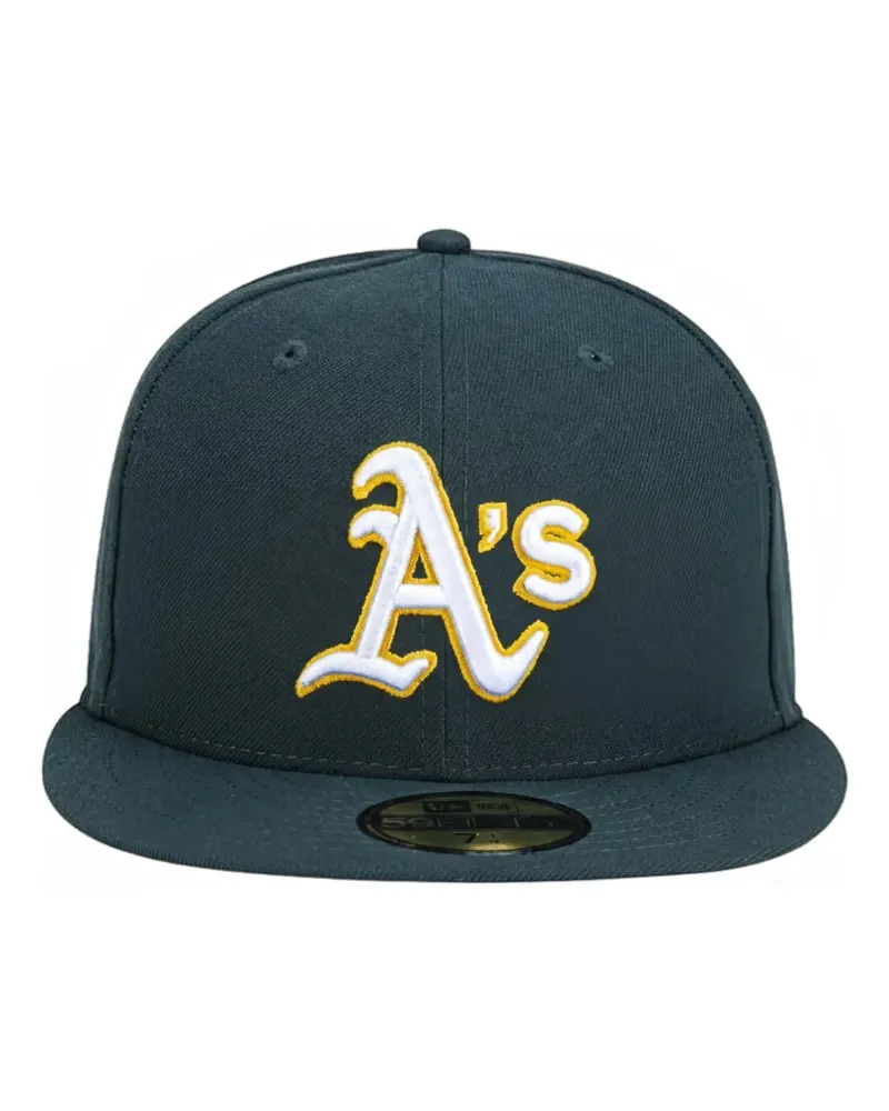 New Era 59FIFTY Athletics On Field Baseballkappe mit Logo-Stickerei - Grün Grün