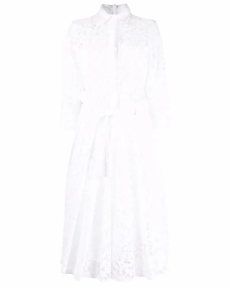 Valentino Garavani Kleid aus floraler Spitze - Weiß Weiß