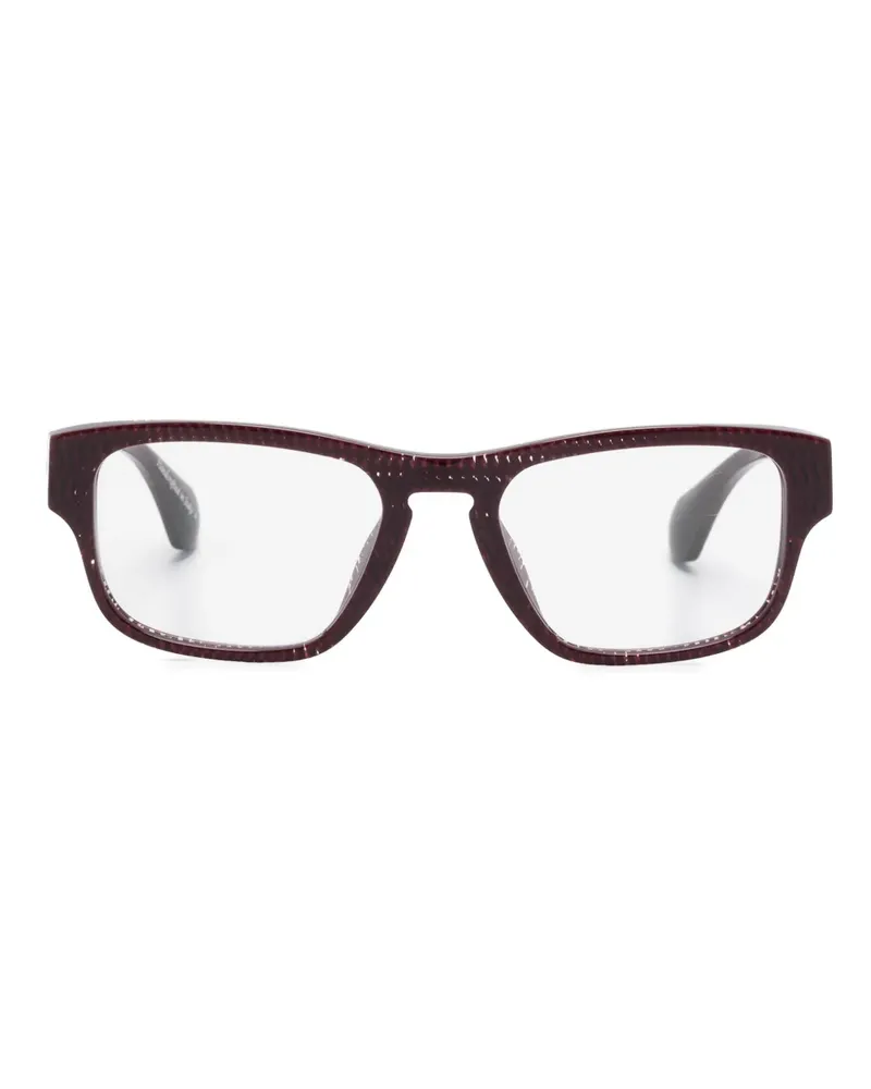 Alain Mikli Brille im Wayfarer-Design - Rot Rot