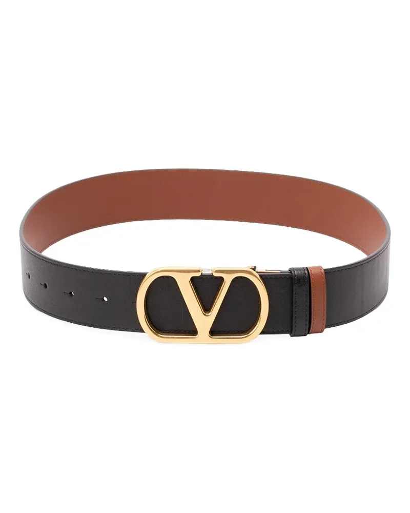 Valentino Garavani VLogo Signature reversible belt - Schwarz Schwarz