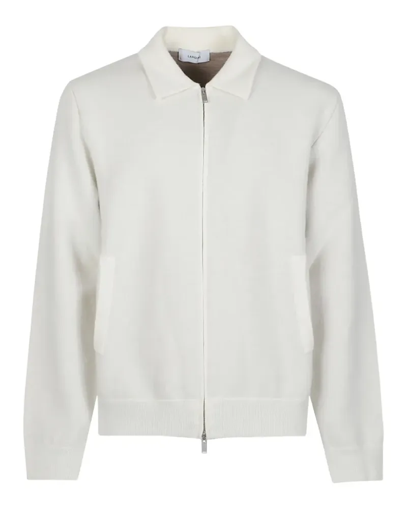 LARDINI zip-up cardigan - Nude Nude