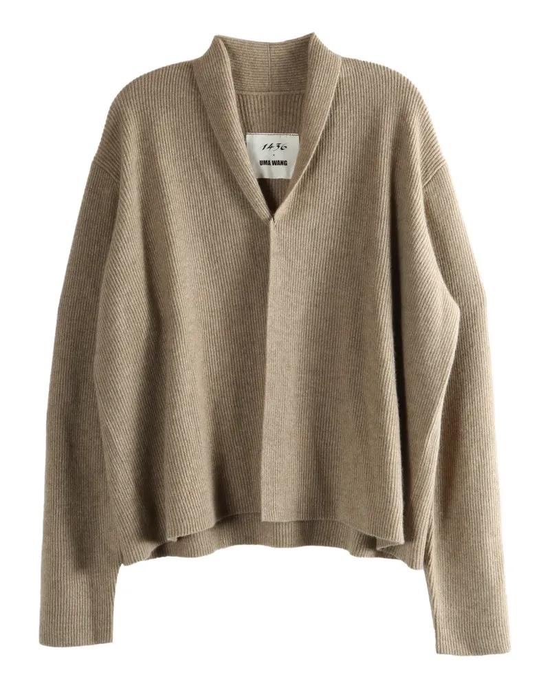 Uma Wang x 1436 open-front cardigan - Nude Nude