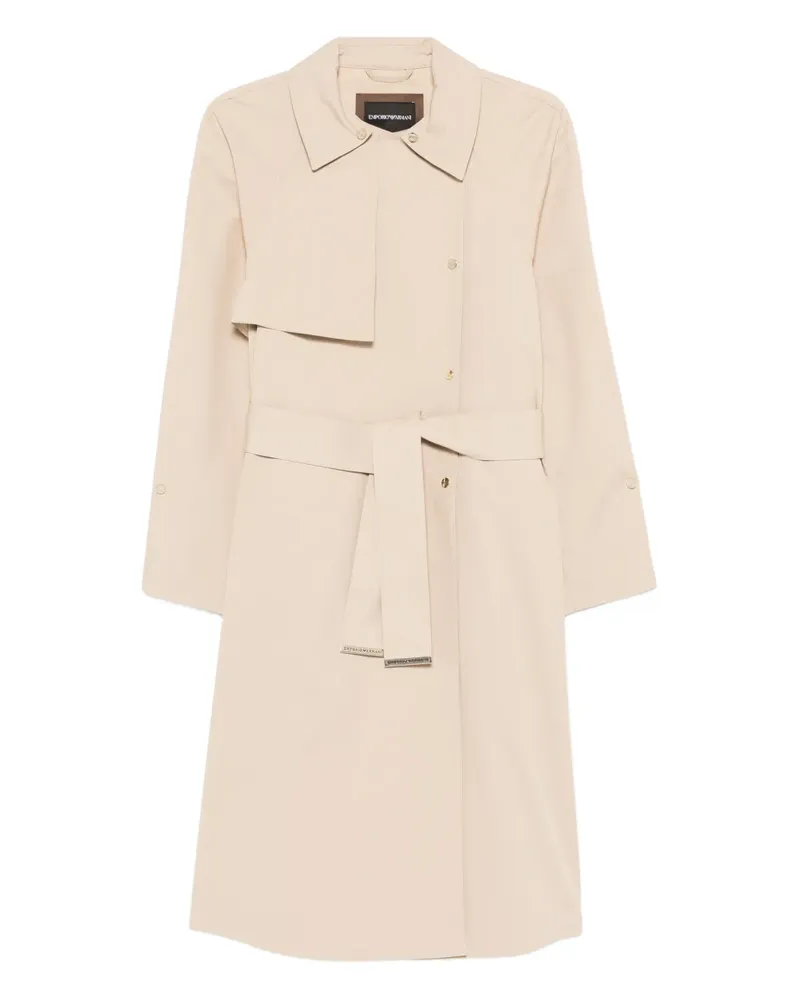 Emporio Armani belted coat - Nude Nude
