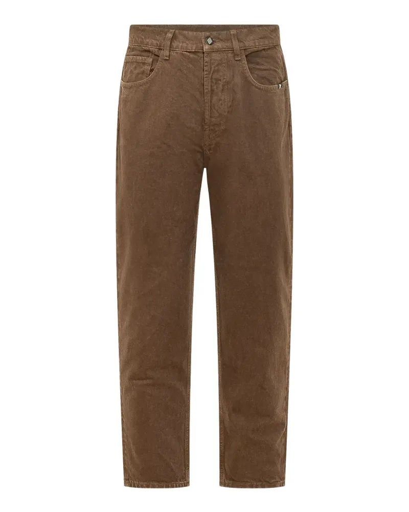 Amish Jeremiah Straight-Leg-Jeans - Braun Braun