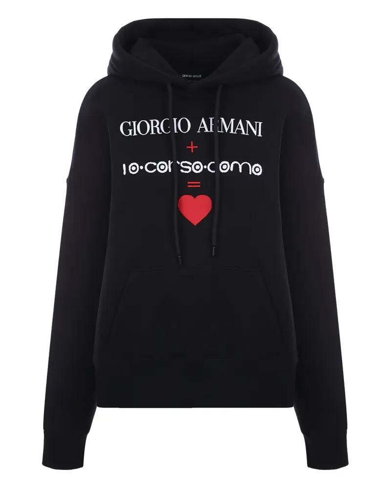 Giorgio Armani x 10 Corso Como Hoodie - Schwarz Schwarz