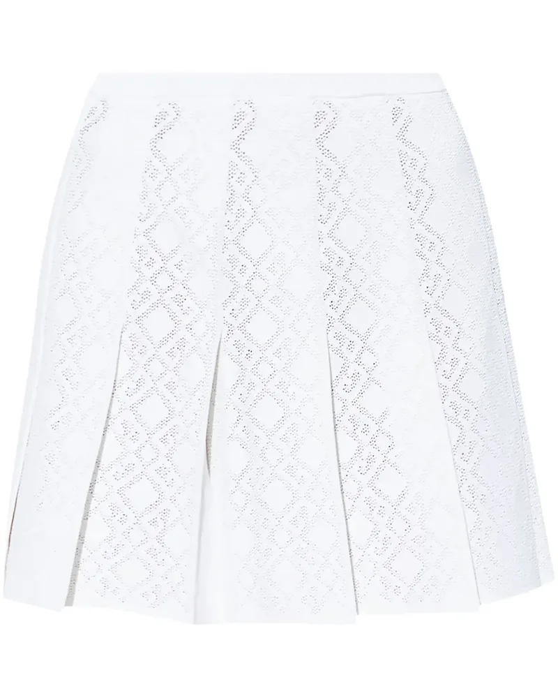 Givenchy Faltenrock aus Monogramm-Jacquard - Weiß Weiß