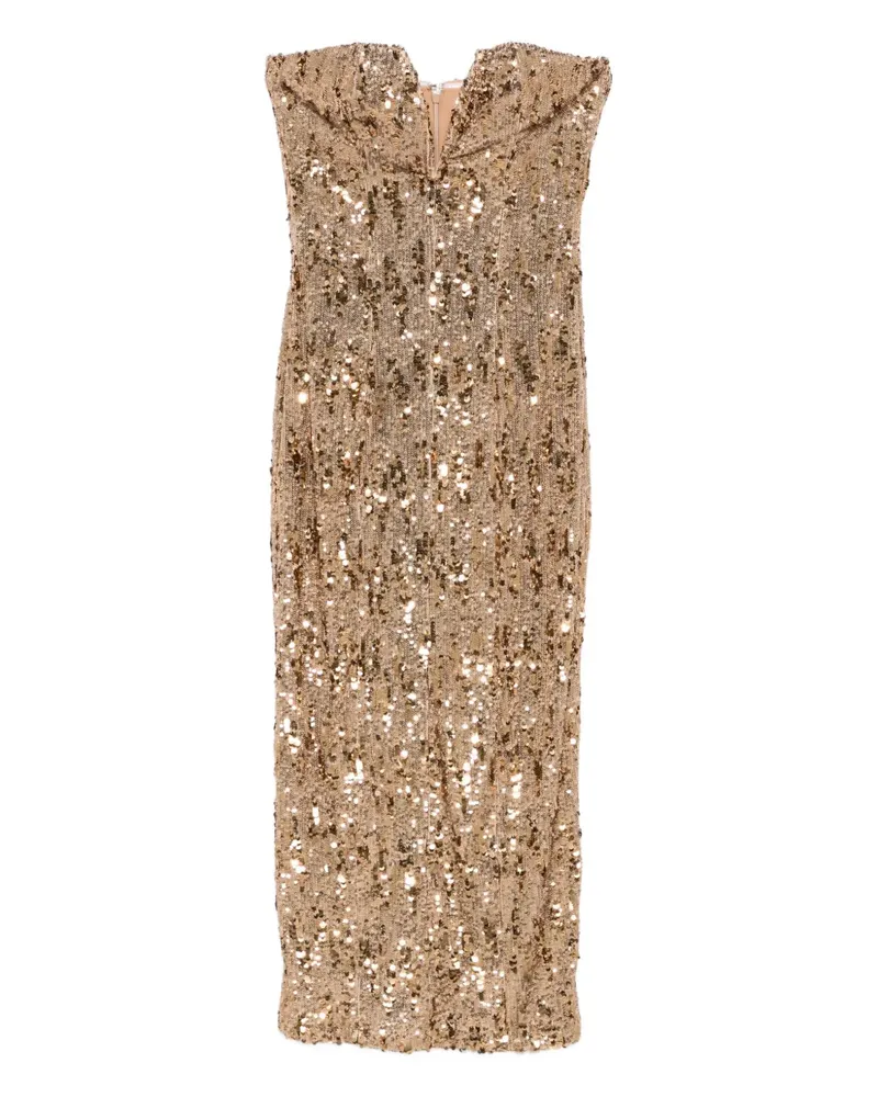 Aniye By Lulu midi dress - Gold Gold