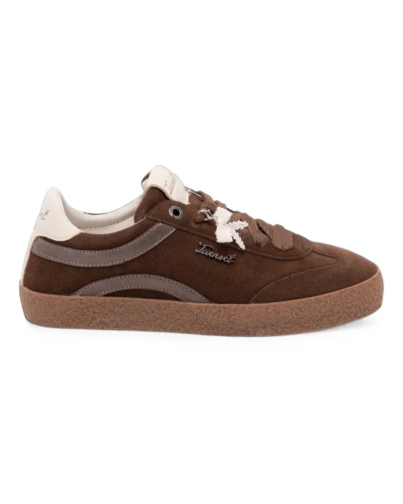 Twin-Set suede leather sneakers - Braun Braun