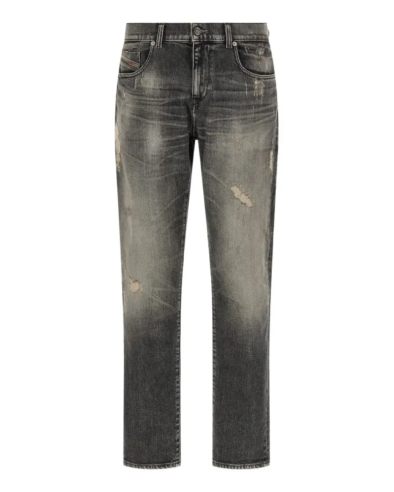 Diesel D-Strukt destroyed-effect jeans - Grau Grau