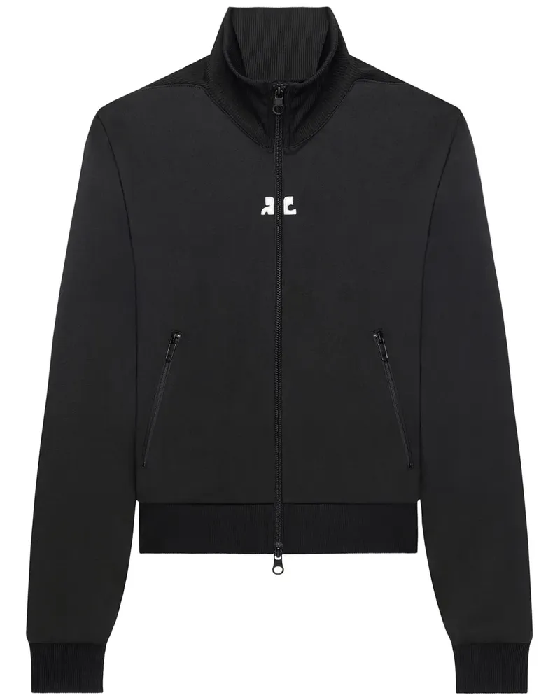 Courrèges Interlock Sportjacke - Schwarz Schwarz
