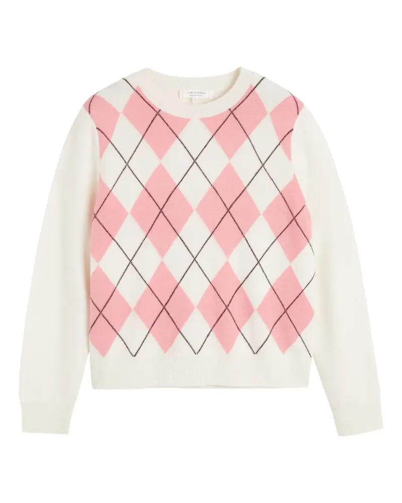 Chinti & Parker Pullover mit Argyle-Muster - Nude Nude