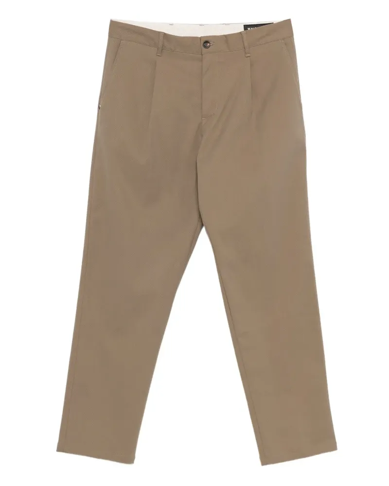 PLAN C Sammy Twill-Hose mit Falten - Braun Braun