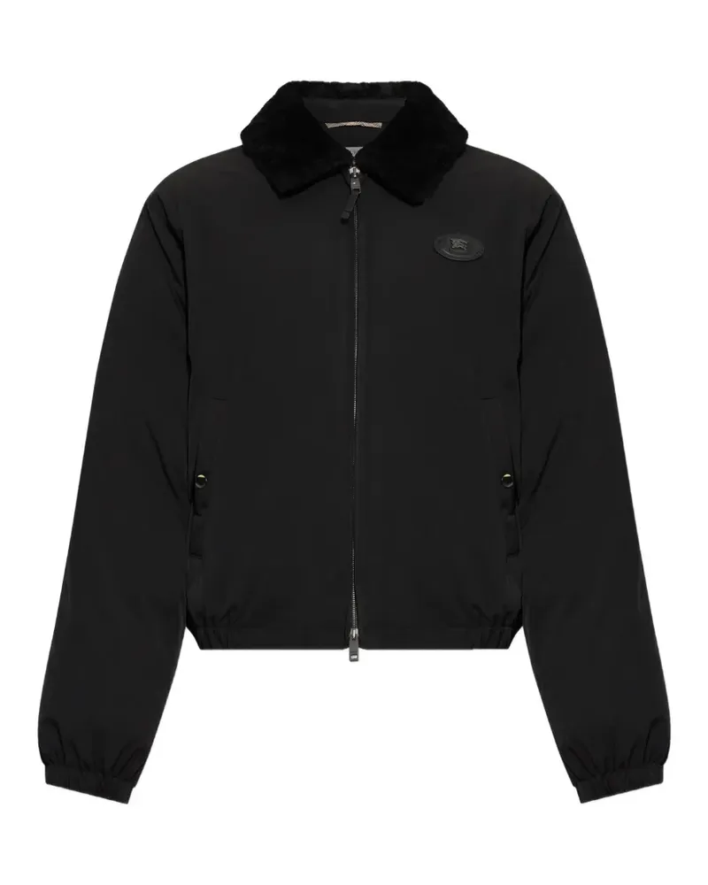 Burberry Farnborough Aviator Jacke - Schwarz Schwarz