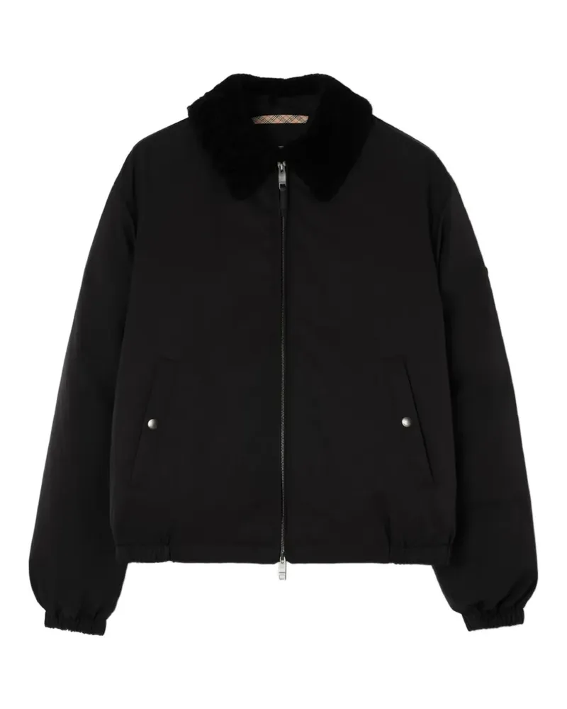 Burberry Farnborough Aviator Jacke - Schwarz Schwarz
