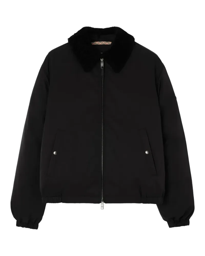 Burberry Farnborough Aviator Jacke - Schwarz Schwarz
