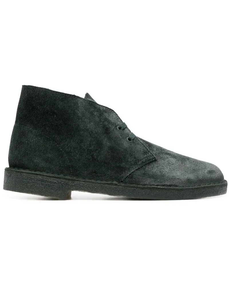 Clarks Schnürstiefel aus Wildleder - Grün Grün