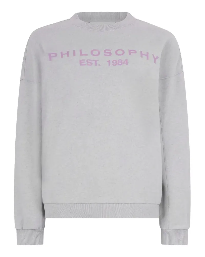 Philosophy Di Lorenzo Serafini Sweatshirt mit Logo - Grau Grau