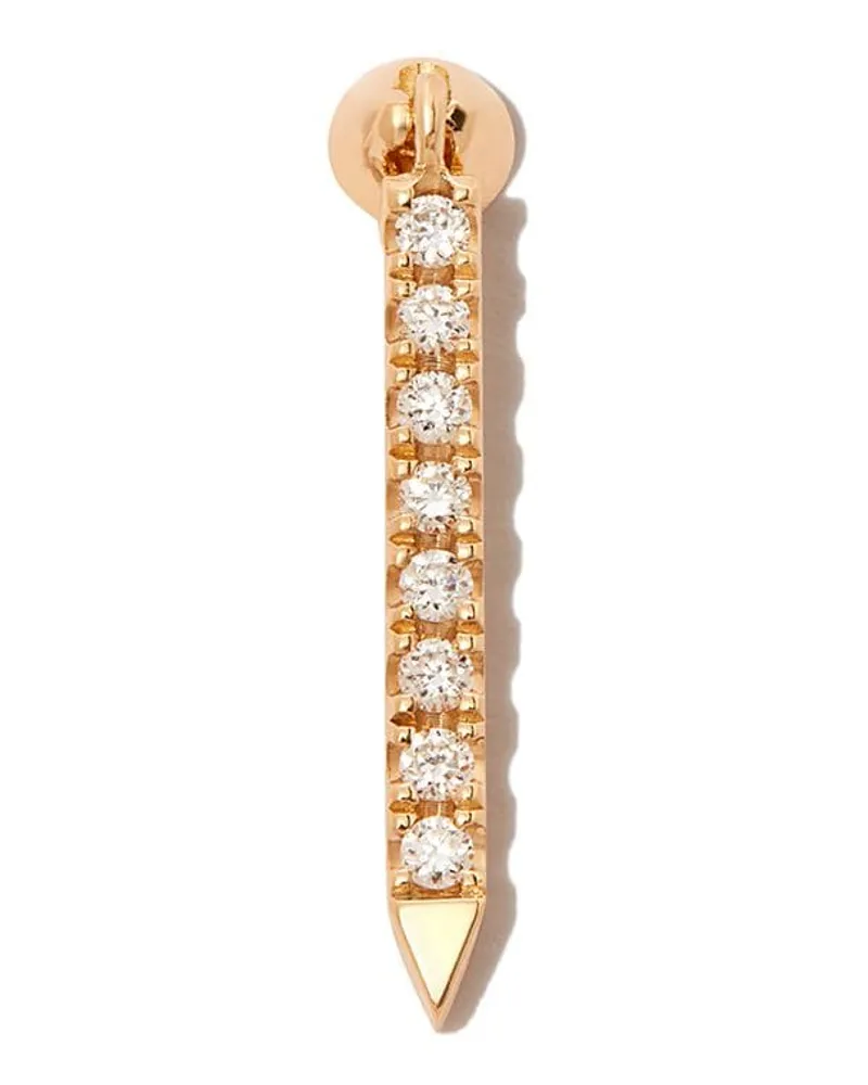 Maria Tash 18kt Eternity Gelbgoldohrring mit Diamanten Gold