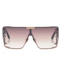 Balmain Wonder Boy Oversized-Sonnenbrille Braun