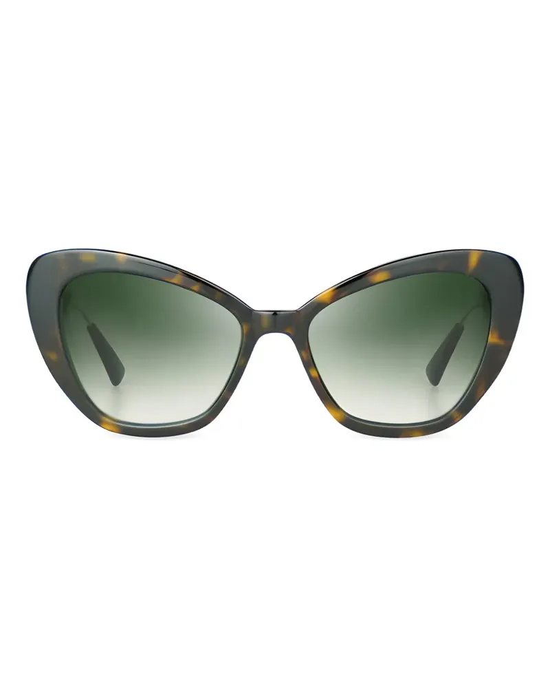 Bugatti tortoiseshell-pattern cat-eye sunglasses - Braun Braun