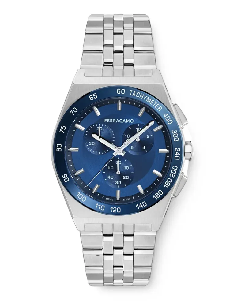 Ferragamo Vega Chrono 42mm - Blau Blau