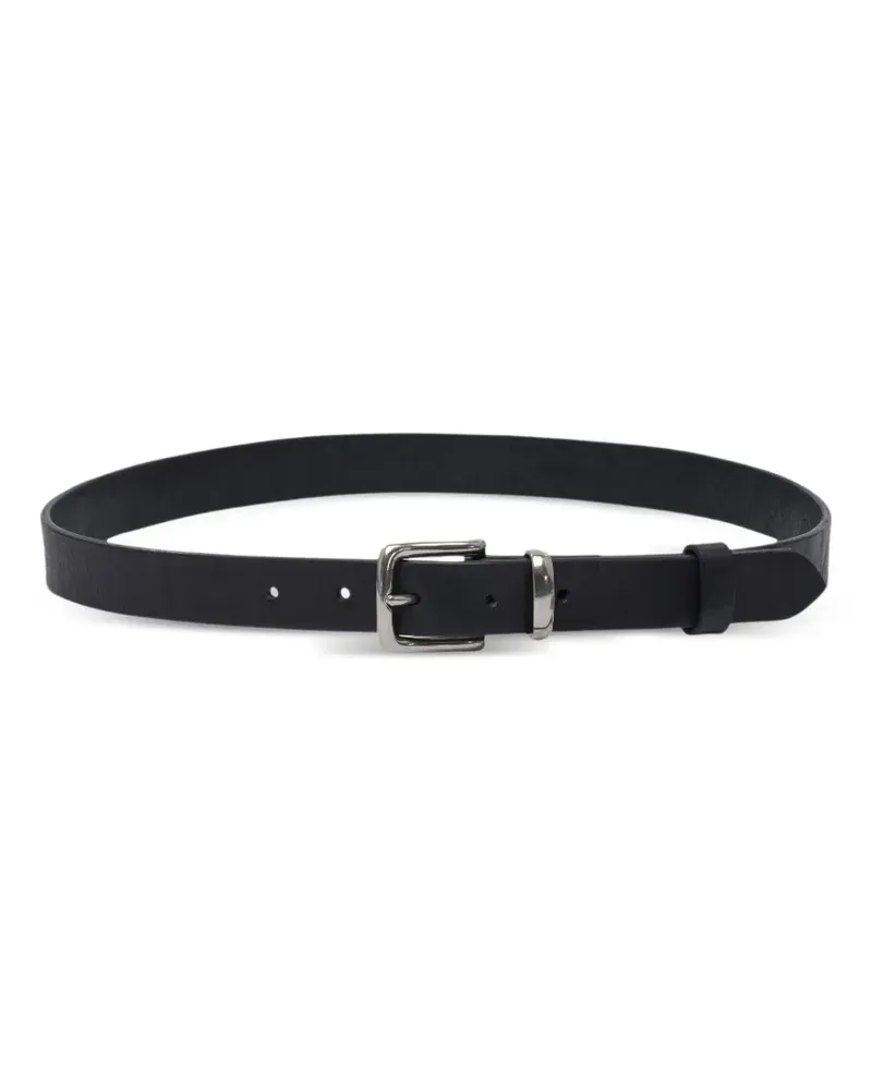 nonnative Schnallengürtel aus Leder - Schwarz Schwarz