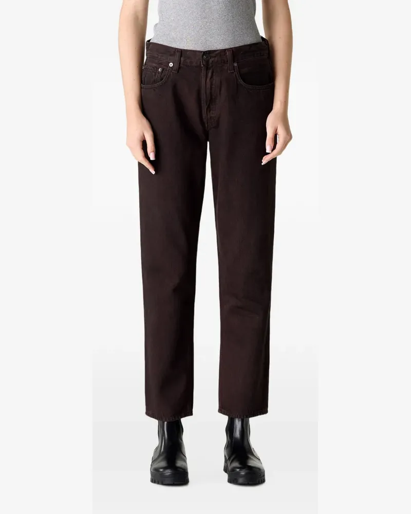 AGOLDE Romney cropped jeans - Braun Braun