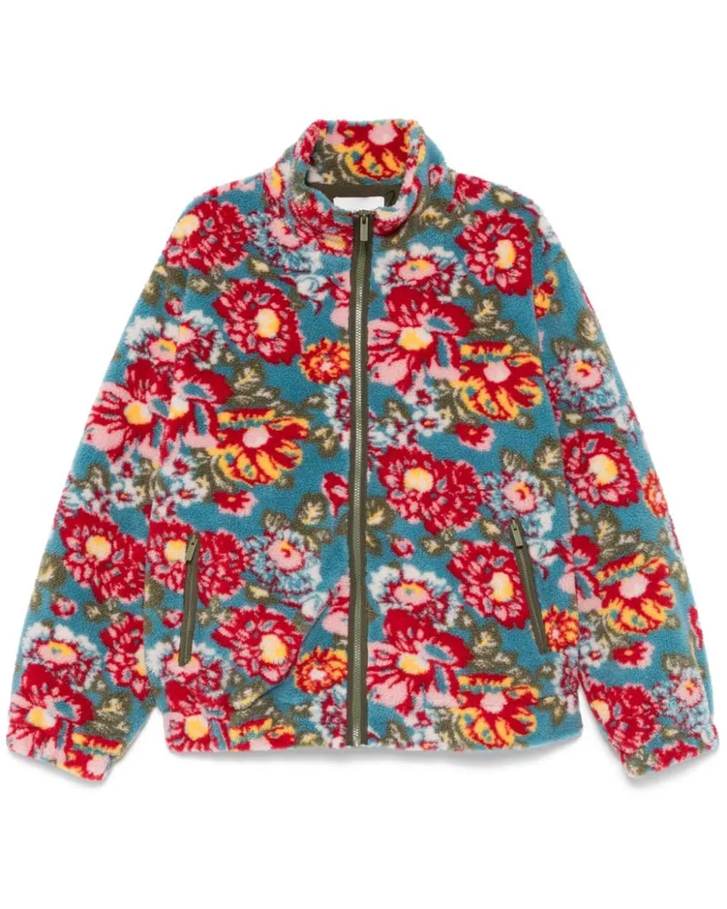 Drôle de Monsieur La Polaire Peony Jacke Blau