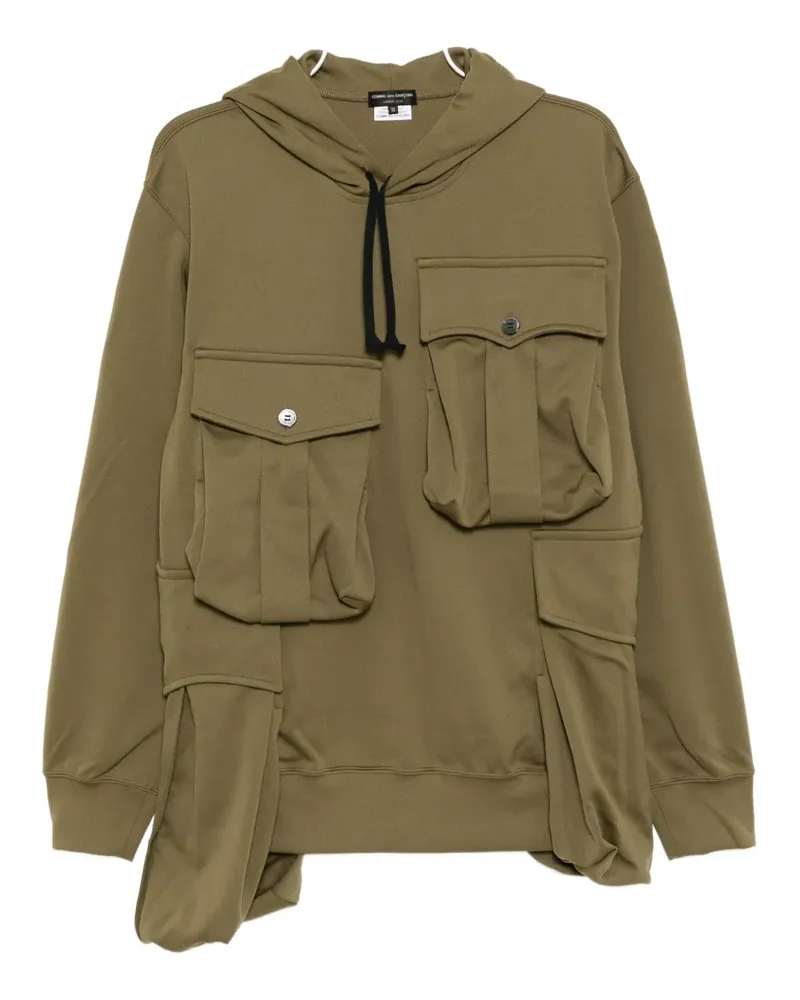 Comme des Garçons drawstring hoodie - Grün Grün