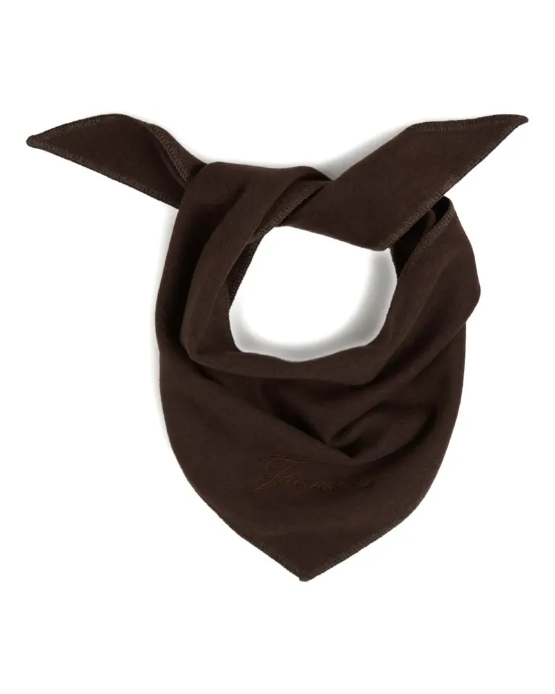 Jacquemus The Cachemiro Bandana - Braun Braun