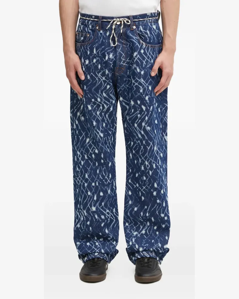 Aries printed jeans - Blau Blau