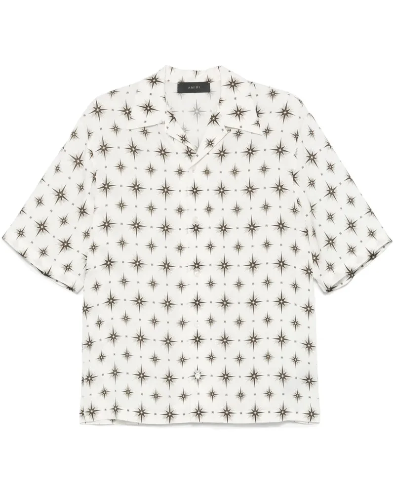 Amiri Micro Starburst Hemd - Weiß Weiß
