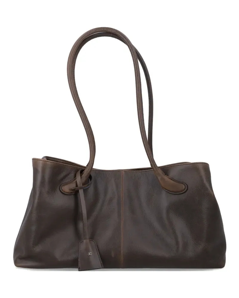 LOW CLASSIC Haricot Schultertasche - Braun Braun