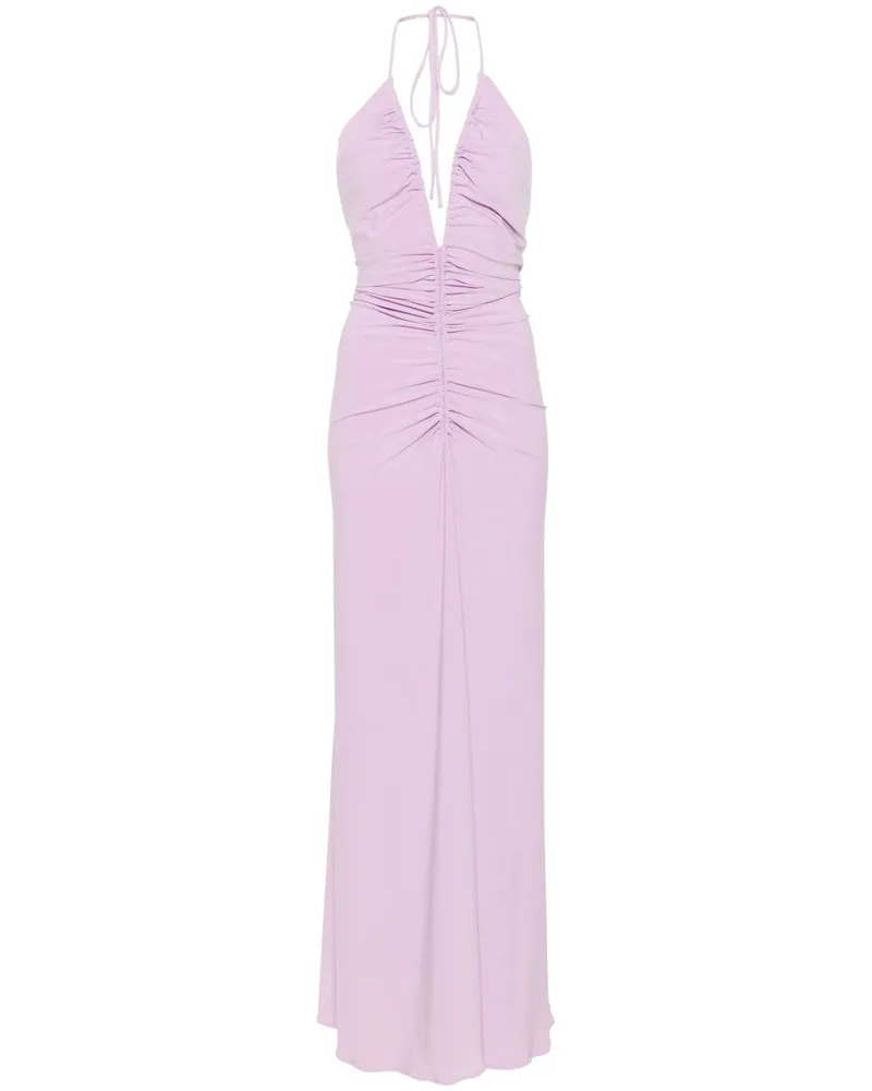 Mônot Maxikleid mit V-Ausschnitt - Violett Violett