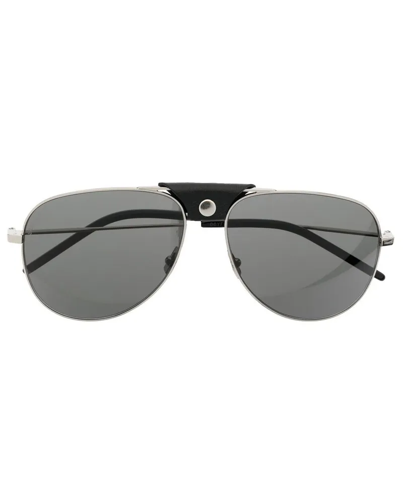 Saint Laurent Getönte Pilotenbrille - Silber Silber
