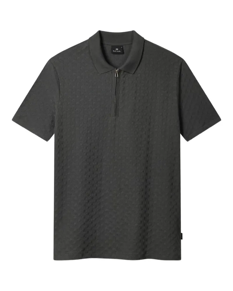 Paul Smith Poloshirt mit Reißverschluss - Grau Grau