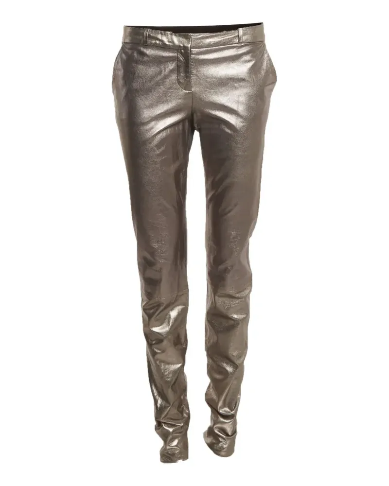 Diane von Furstenberg Beschichtete Everly Hose - Silber Silber