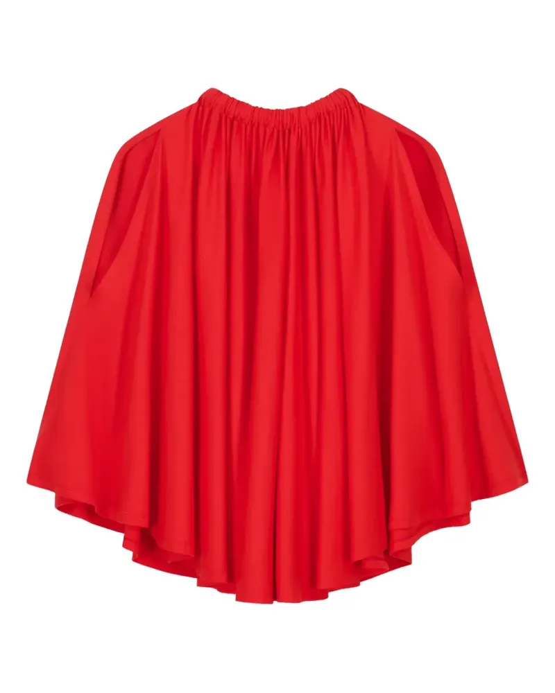 COPERNI asymmetric draped blouse - Rot Rot
