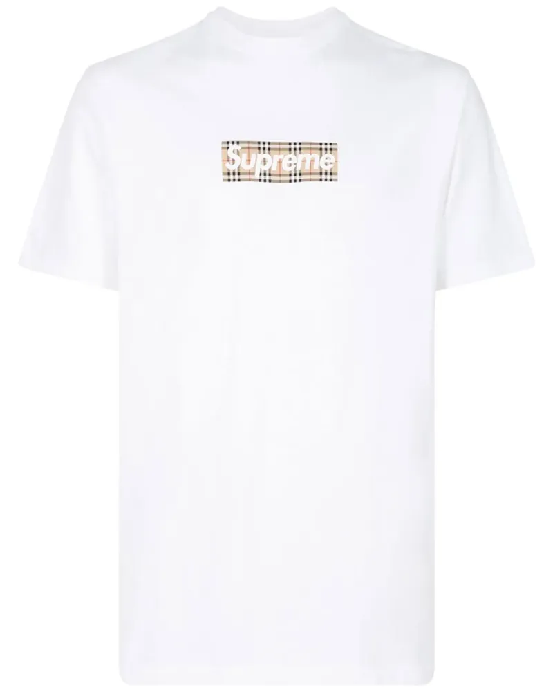 Supreme Being x Burberry T-Shirt mit Logo - Weiß Weiß