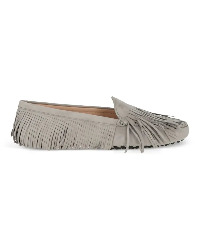 TOD'S fringed loafers - Grau Grau