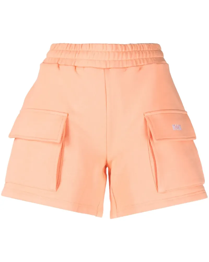 MSGM Mini Jersey-Shorts - Orange Orange