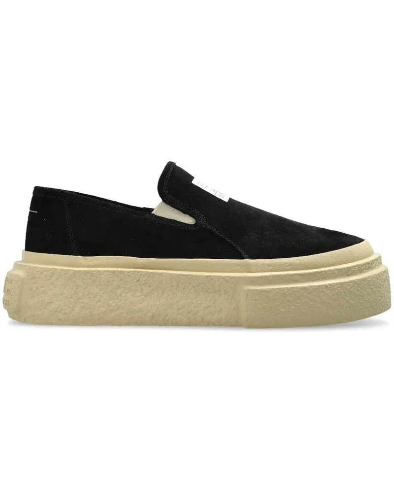 Maison Margiela Klassische Slip-On-Sneakers - Schwarz Schwarz