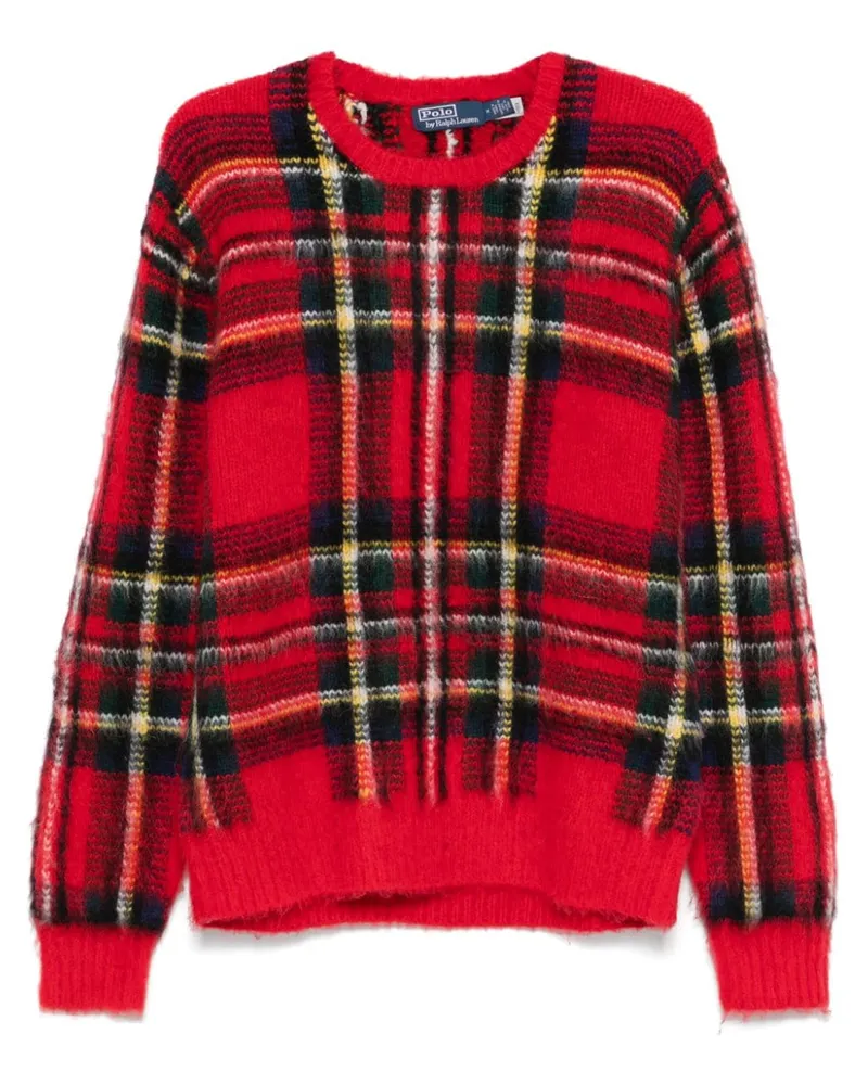 Ralph Lauren Karierter Pullover - Rot Rot