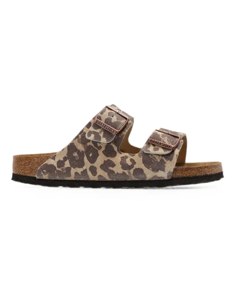 Birkenstock Arizona Sandalen mit Leopardenprint - Nude Nude